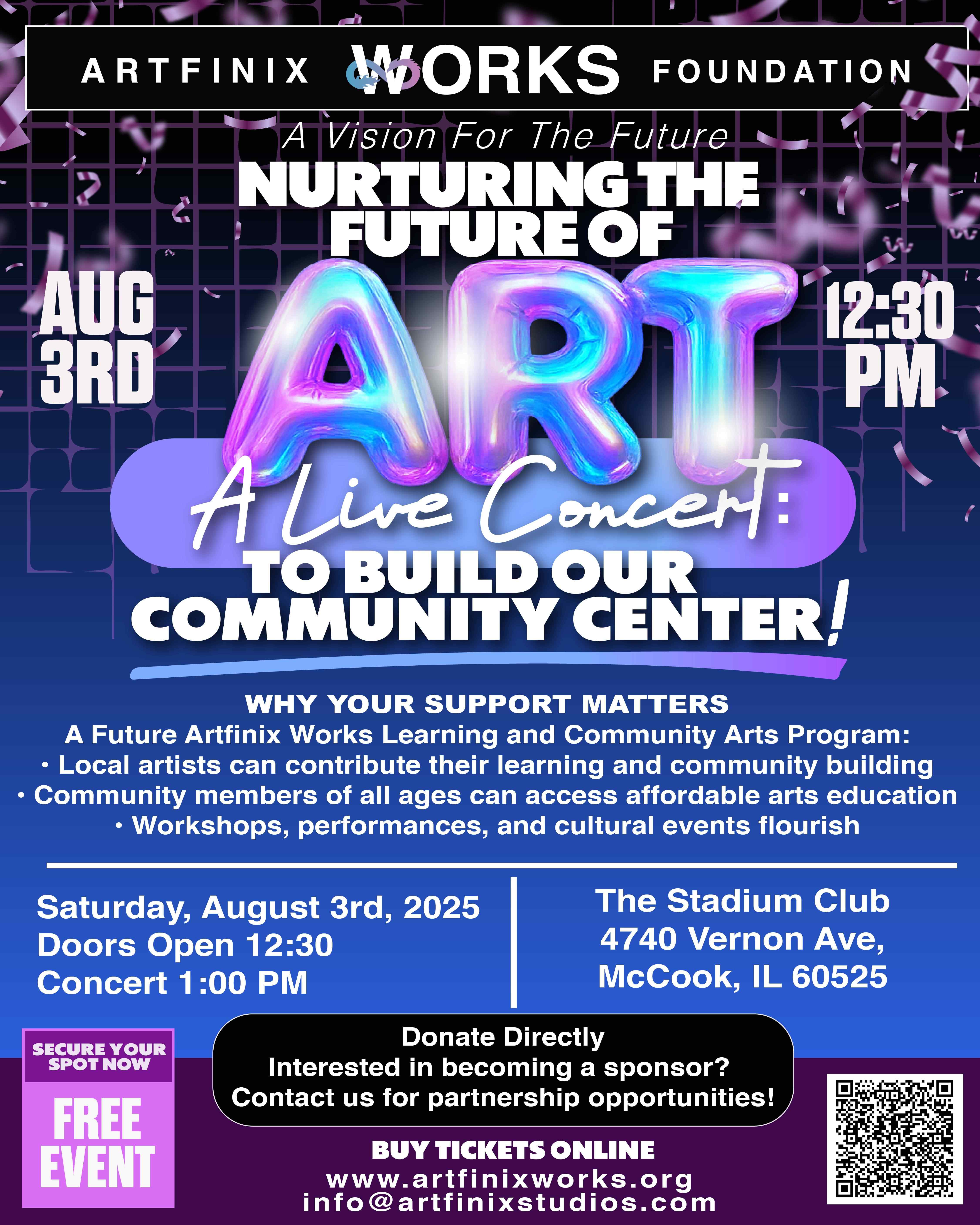 Artfinix Works Foundation Fundraiser