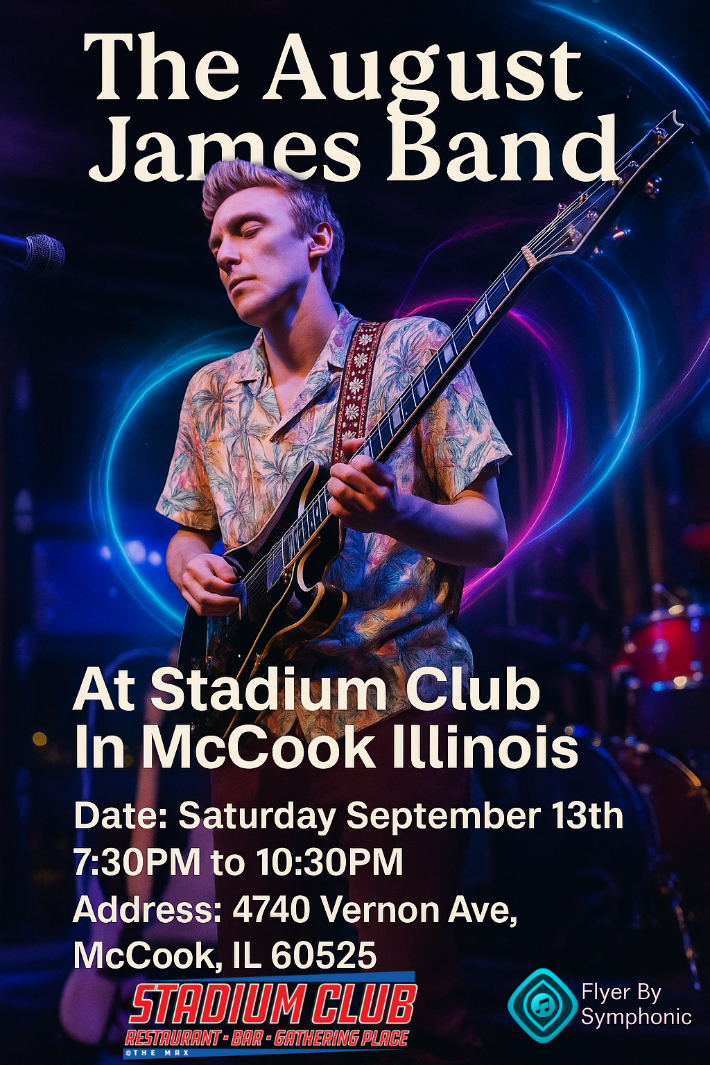 August James At Stadium Club